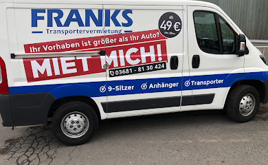 Lieferwagenvermietung Franks Transportervermietung
