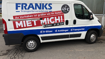Lieferwagenvermietung Franks Transportervermietung