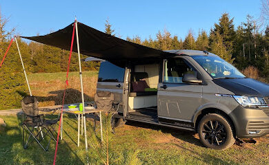 Wohnmobilvermietung UNICATOS Camper mit dem Bulli auf VW T6.1